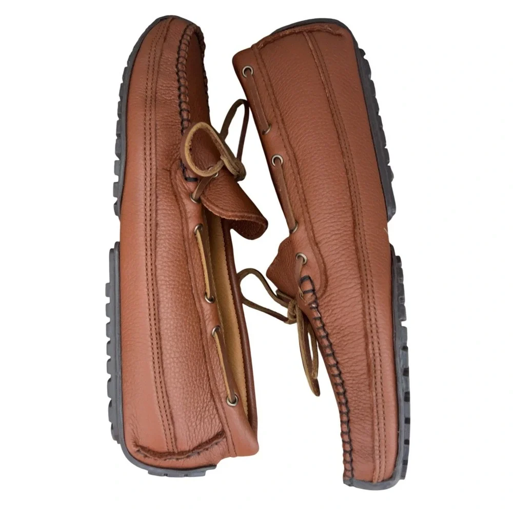Minnetonka‎ Men's Moosehide Weekender Moccasin Loafer SZ: 15